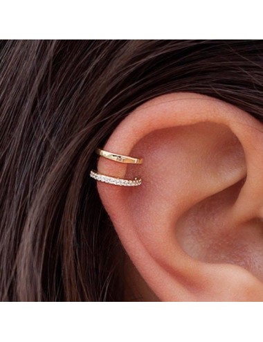 Double Band CZ Ear Cuff...