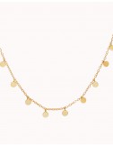 Dangling Small Coins Choker...