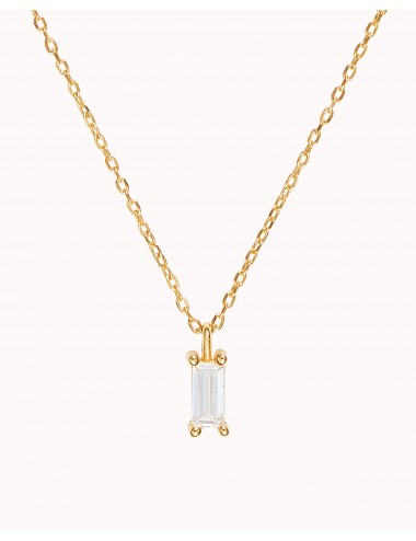 Collier pendentif baguette...