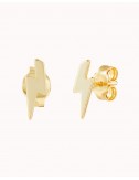 Lightning Shaped Stud Earrings