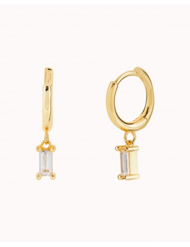 Huggie hoop earrings with...