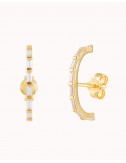 Stud ear lobe cuff earrings...