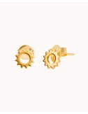 Sun-shaped stud earrings