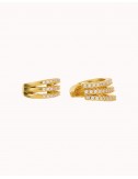 Orecchini ear cuff a tripla...