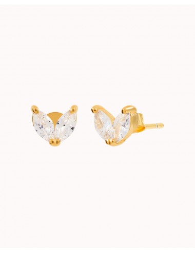 Flower-shaped stud earrings...