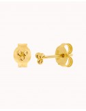 Pendientes stud 3 bolitas -...