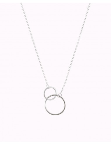 2 Circles Pendant Necklace