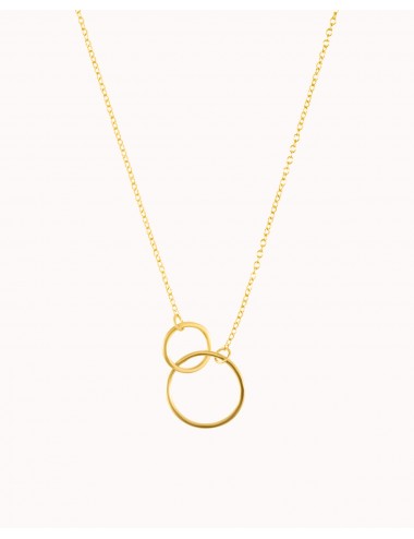 2 Circles Pendant Necklace