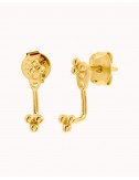 Pendientes ear jacket con...