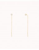 Threader earrings with...