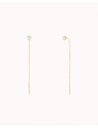 Threader earrings with...