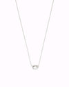Dainty & Minimalist Heart Love Knot Pendant Chain Necklace