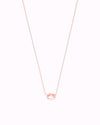 Dainty & Minimalist Heart Love Knot Pendant Chain Necklace