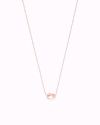 Dainty & Minimalist Heart Love Knot Pendant Chain Necklace