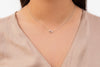 Dainty & Minimalist Heart Love Knot Pendant Chain Necklace