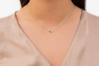 Dainty & Minimalist Heart Love Knot Pendant Chain Necklace