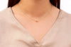 Dainty & Minimalist Heart Love Knot Pendant Chain Necklace