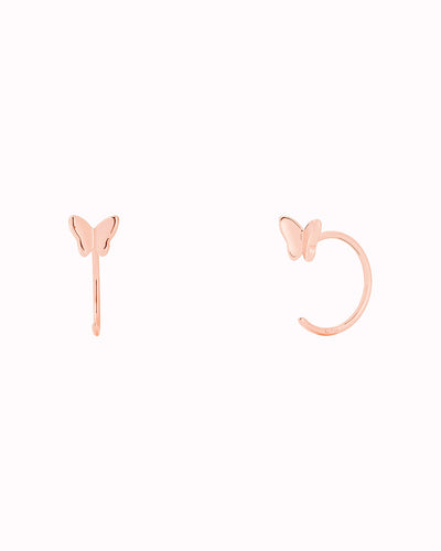 Schmetterlingsförmige offene Creolen