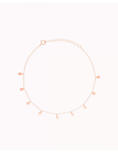 Fußkettchen mit münzförmigen Anhängern