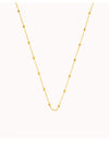 Collar gargantilla de cadena con charms de bolas