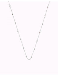 Collar gargantilla de cadena con charms de bolas