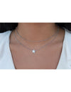 Collar gargantilla de cadena con charms de bolas