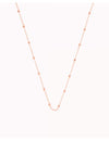 Collar gargantilla de cadena con charms de bolas