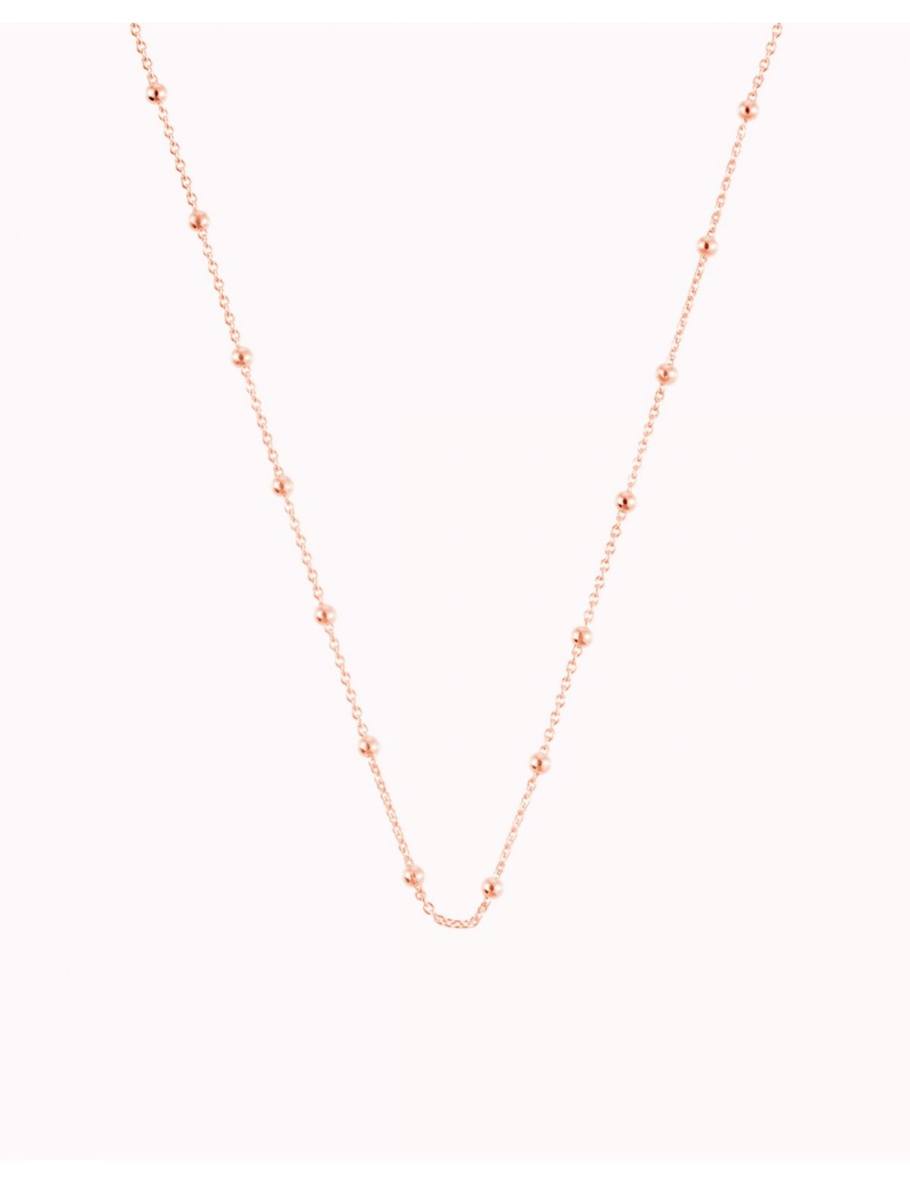 Collar gargantilla de cadena con charms de bolas