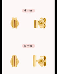 Pendientes stud en forma de barra - Dos tamaños disponibles