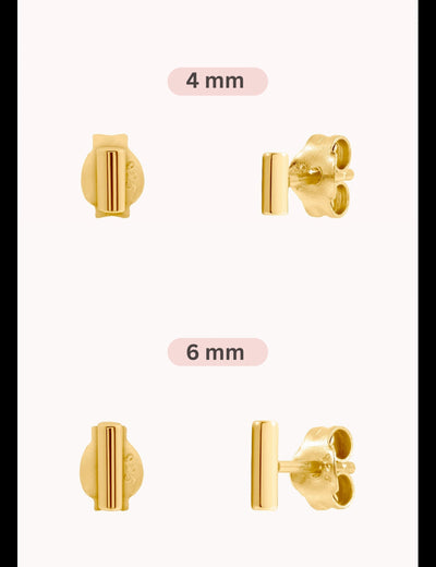 Barbell-Ohrstecker - Zwei Größen verfügbar