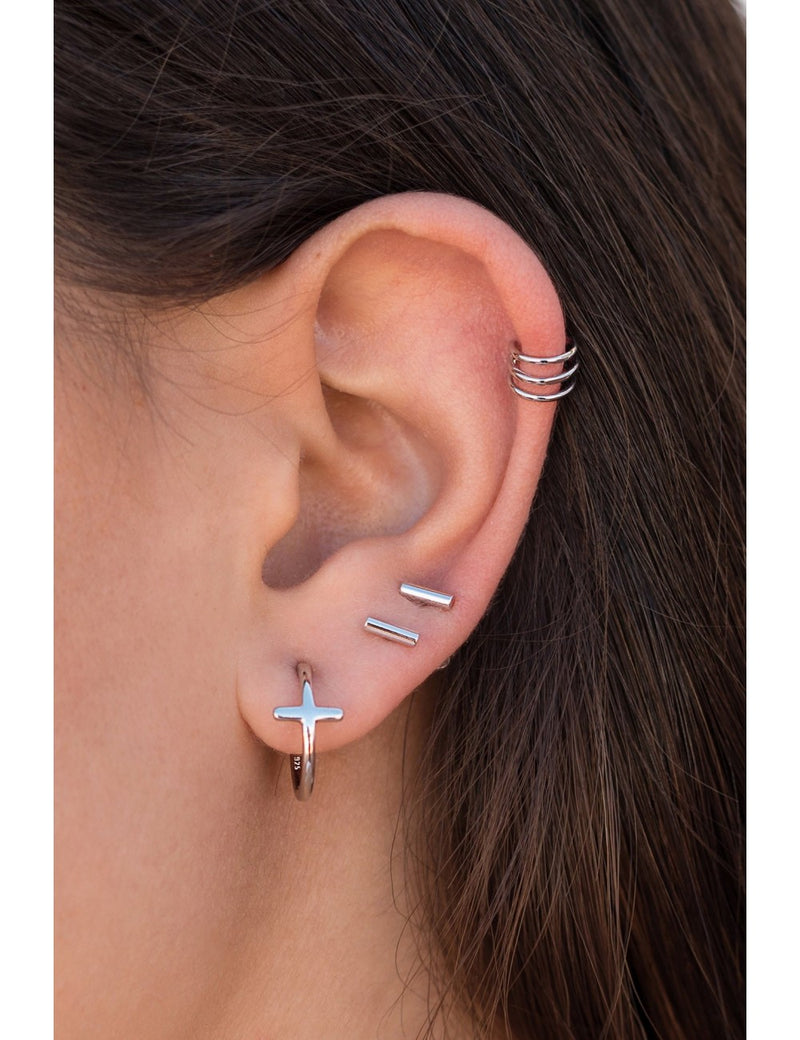 Pendientes stud en forma de barra - Dos tamaños disponibles