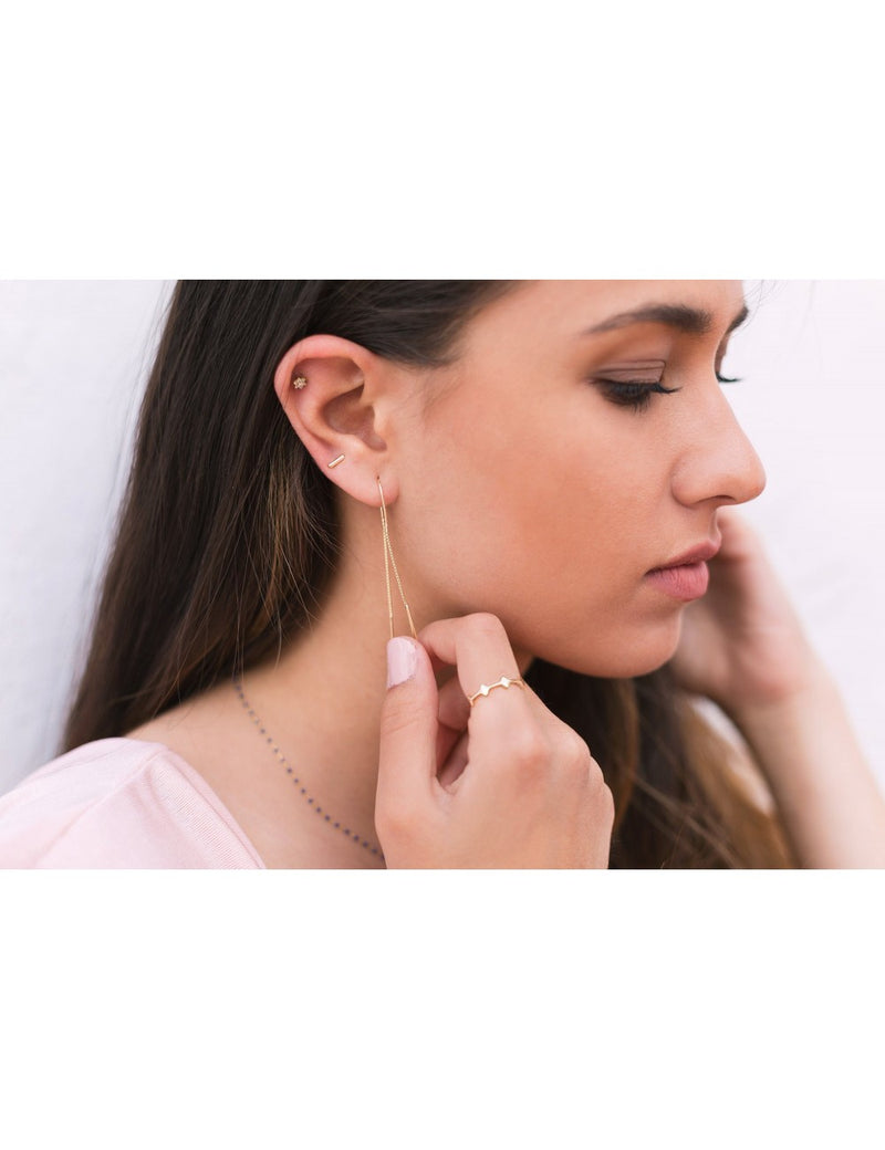 Pendientes stud en forma de barra - Dos tamaños disponibles