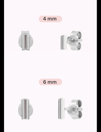 Barbell-Ohrstecker - Zwei Größen verfügbar