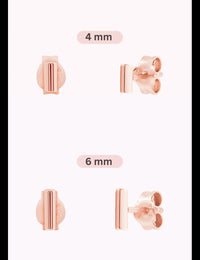 Pendientes stud en forma de barra - Dos tamaños disponibles