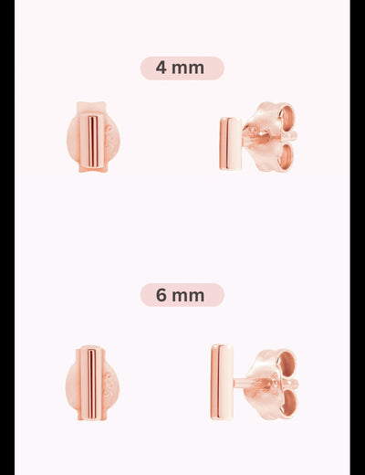 Barbell-Ohrstecker - Zwei Größen verfügbar