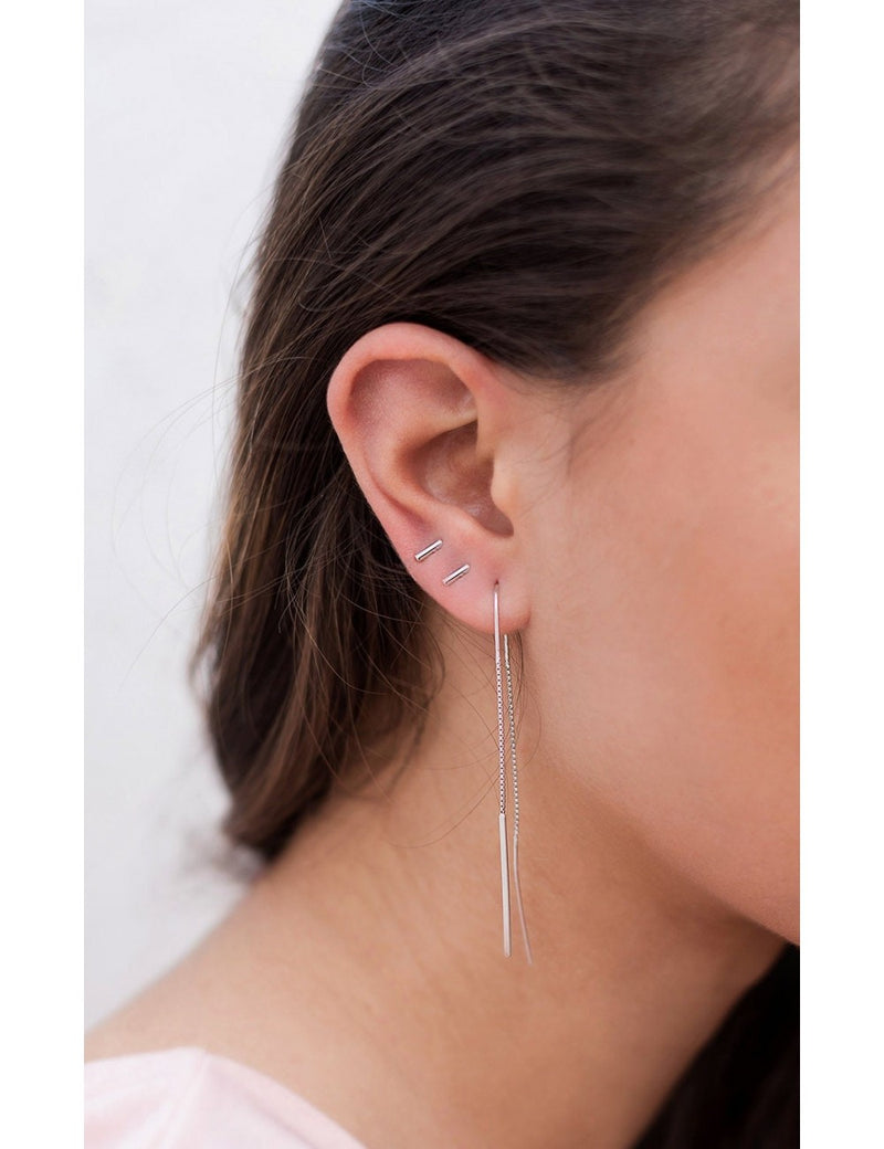 Pendientes stud en forma de barra - Dos tamaños disponibles