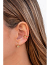Pendientes conch ear cuff de una banda trenzados