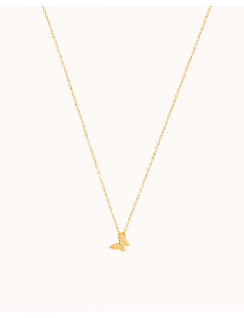 Butterfly-Shaped Pendant Necklace