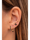 Marquise & Round CZ Butterfly Shaped Stud Earrings