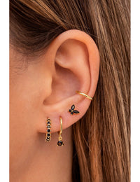 Marquise & Round CZ Butterfly Shaped Stud Earrings
