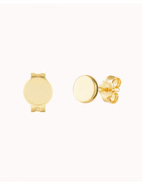 Circle Dot Stud Earrings - Three different diameters available