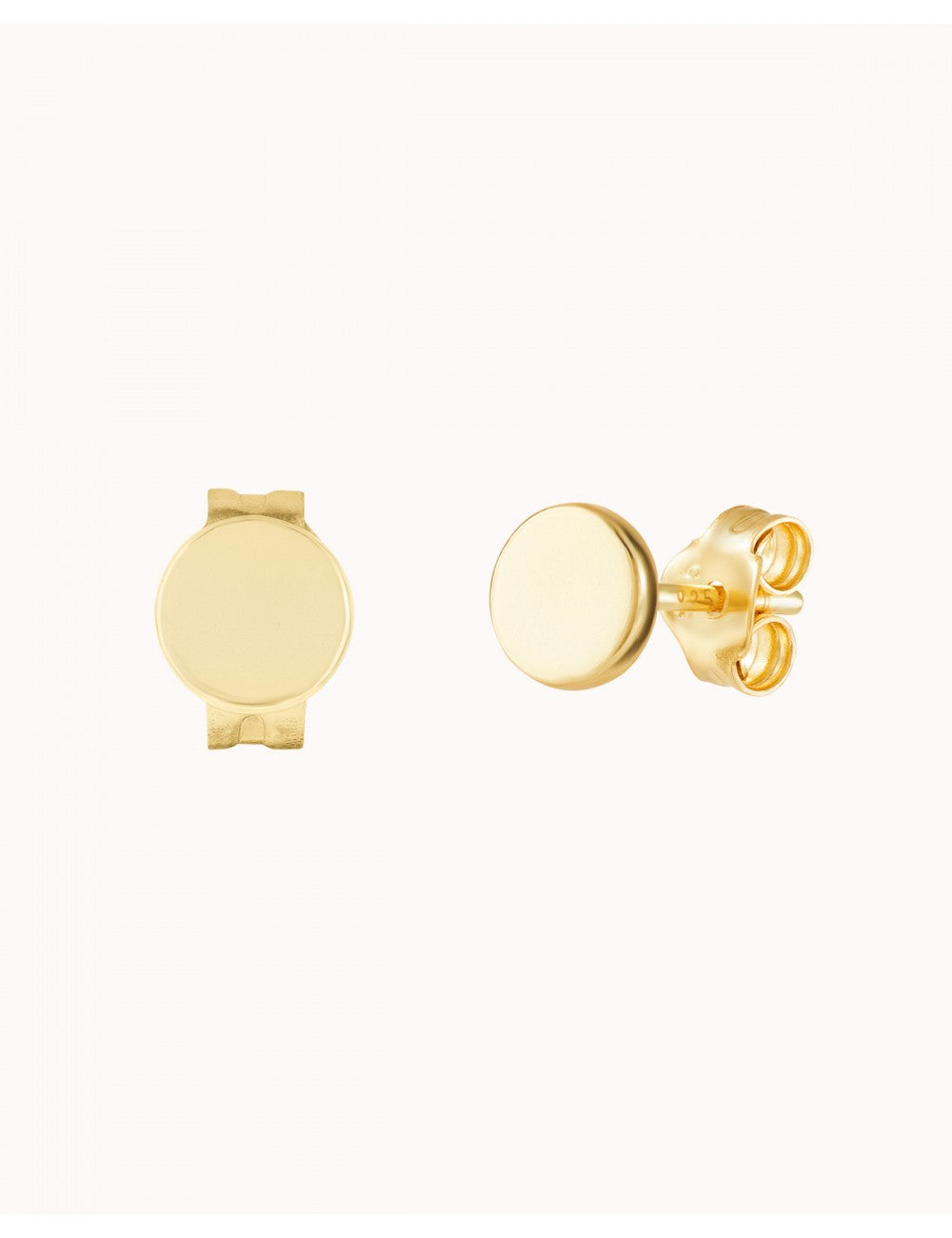 Circle Dot Stud Earrings - Three different diameters available