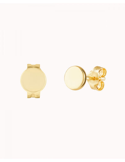 Circle Dot Stud Earrings - Three different diameters available