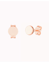 Circle Dot Stud Earrings - Three different diameters available