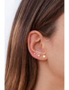 Circle Dot Stud Earrings - Three different diameters available