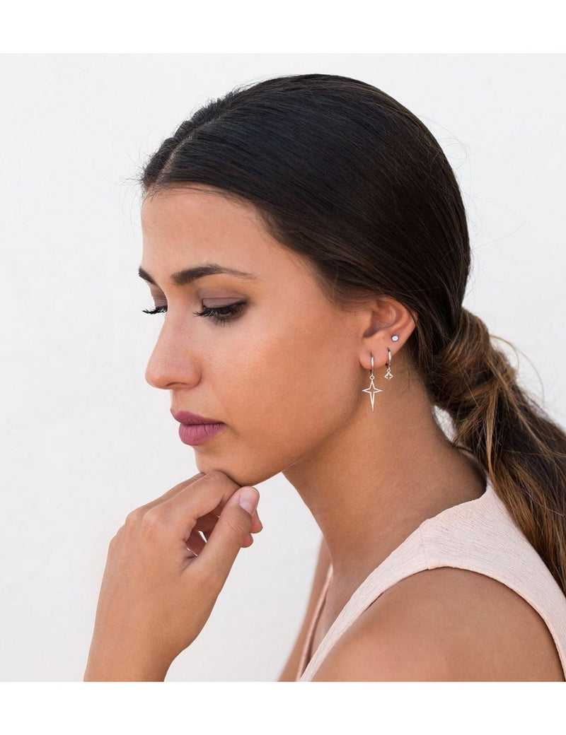 Circle Dot Stud Earrings - Three different diameters available