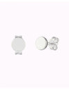 Circle Dot Stud Earrings - Three different diameters available