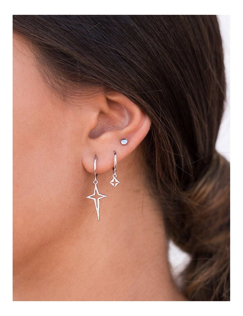 Circle Dot Stud Earrings - Three different diameters available