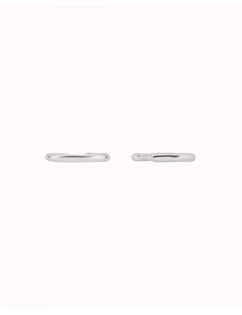 Pendientes conch ear cuff de una banda de plata lisa