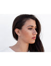 Crescent Moon Stud Earrings